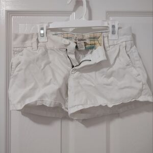 Size 1 - Old Navy Distressed White Shorts